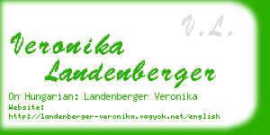 veronika landenberger business card